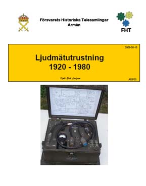 Ljudmätutrustning 1920-1980