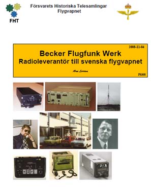 Becker flugfunk werk Radioleverantör till Svenska Flygvapnet